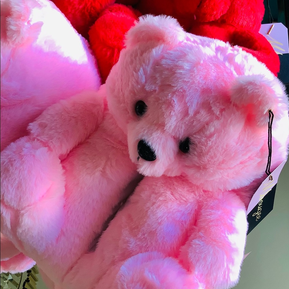 Sale Valentine’s Day red  Teddy house shoes